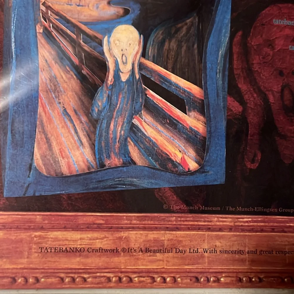 NWT  'The Scream' Paper Tatebanko Diorama - Picture 6 of 9
